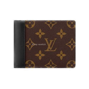 Louis Vuitton Wallet Monogram Multiple Brown Black M69408