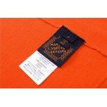 Louis Vuitton Short-Sleeved Cotton Crewneck Orange FW24