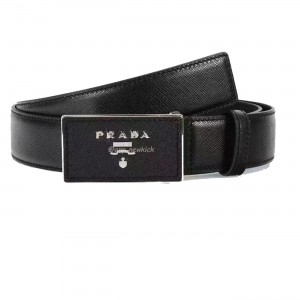 Prada square buckle belt