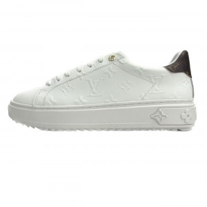Louis Vuitton Time Out Debossed Monogram Leather White