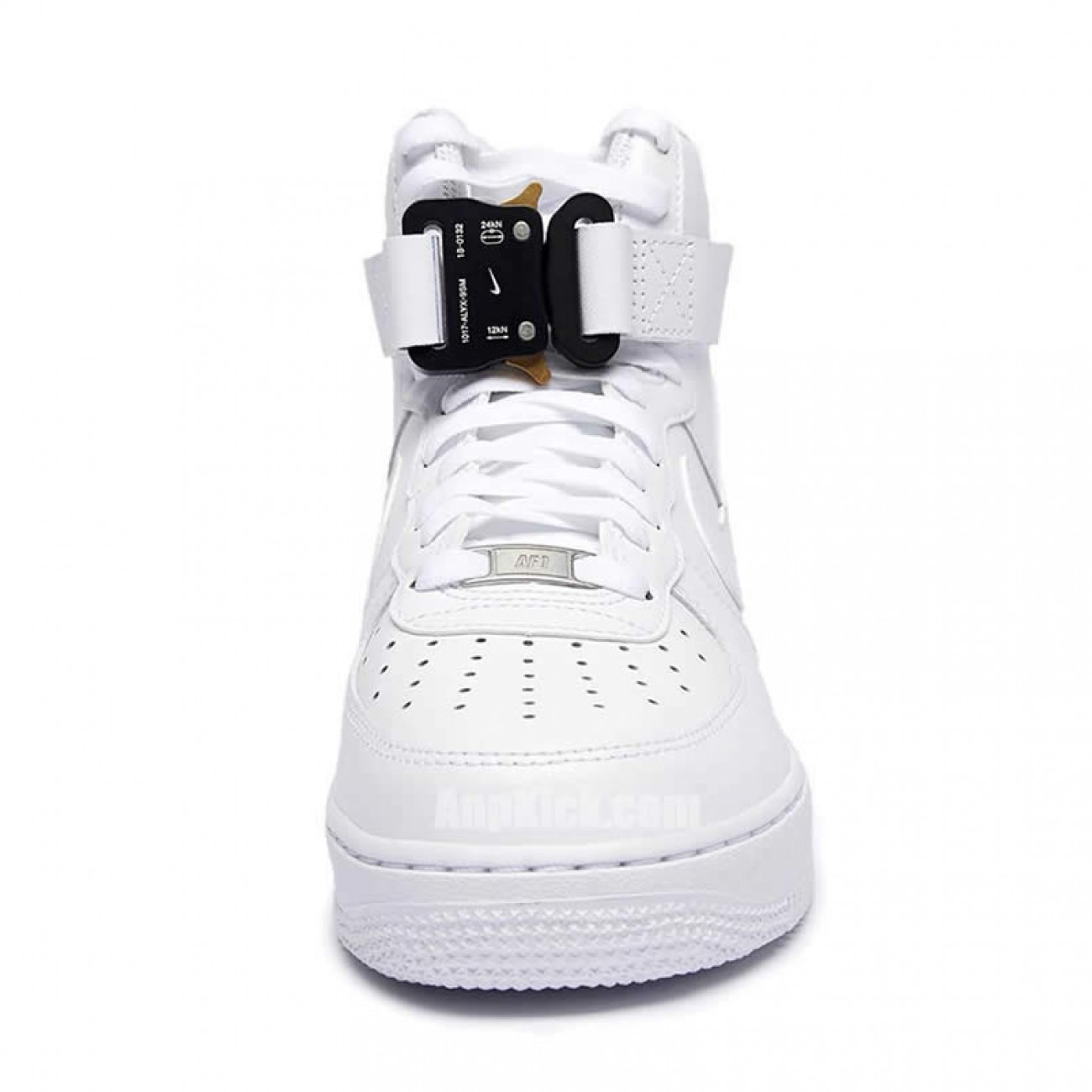"1017 ALYX 9SM" x Nike Air Force 1 All White High Shoes 315123-111