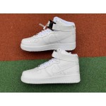 "1017 ALYX 9SM" x Nike Air Force 1 All White High Shoes 315123-111