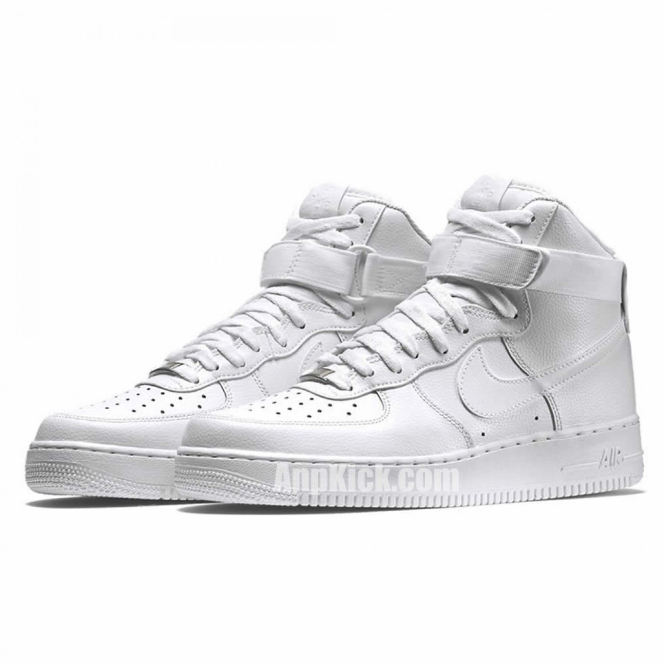 All White Air Force Ones 1 High '07 AF1 Outlet Shoes 315121-115