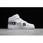 Custom Air Force 1 High "Just Do It" AF1 White/Black Cheap Price For Sale BQ6474-100