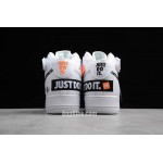 Custom Air Force 1 High "Just Do It" AF1 White/Black Cheap Price For Sale BQ6474-100
