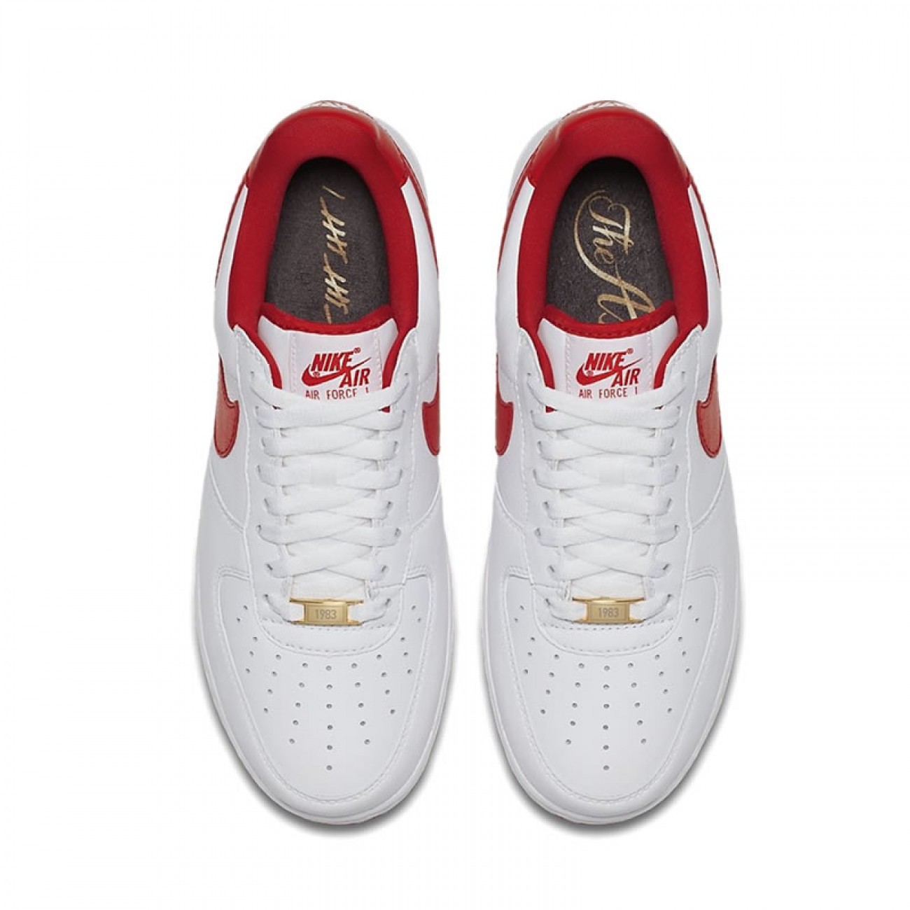 Nike Air Force 1 Low AF1 "Fo Fi Fo" White/Red AQ5107-100