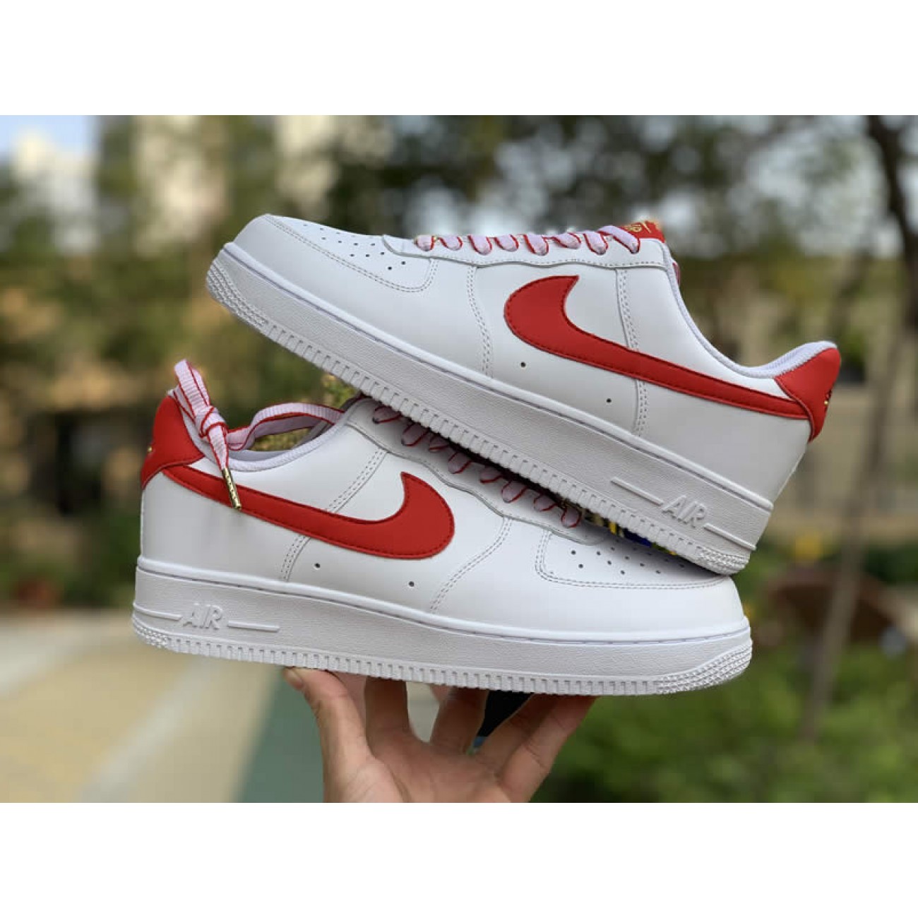 Nike Air Force 1 Low White Red '07 LV8 Utility Year of The Pig 315122-169