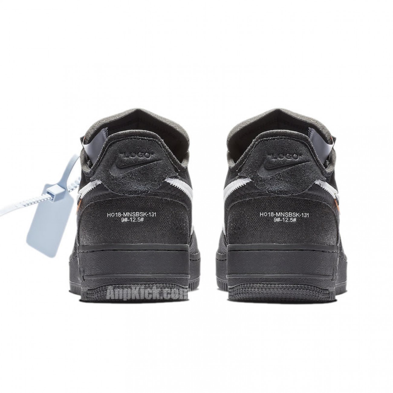 Off-White x Nike Air Force 1 Low "Black/White" Shoes AO4606-001