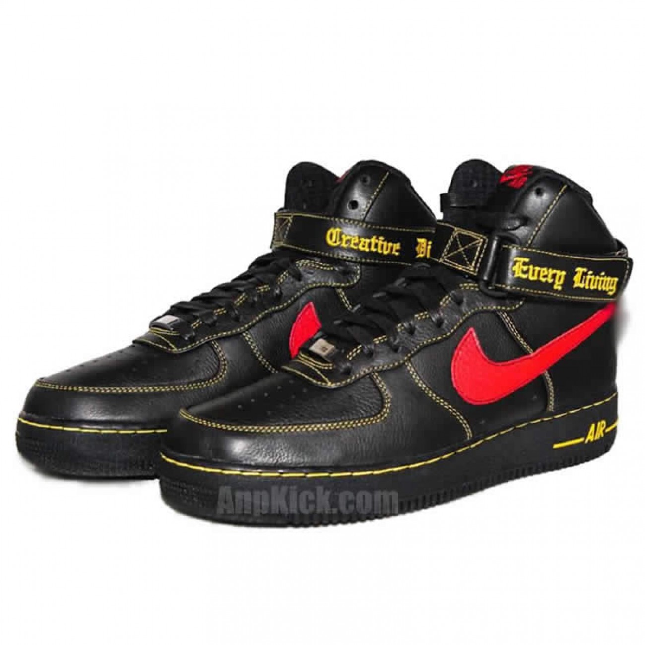 Vlone x Nike Air Force 1 High "Paris" Sport Red / Black 773255-906765