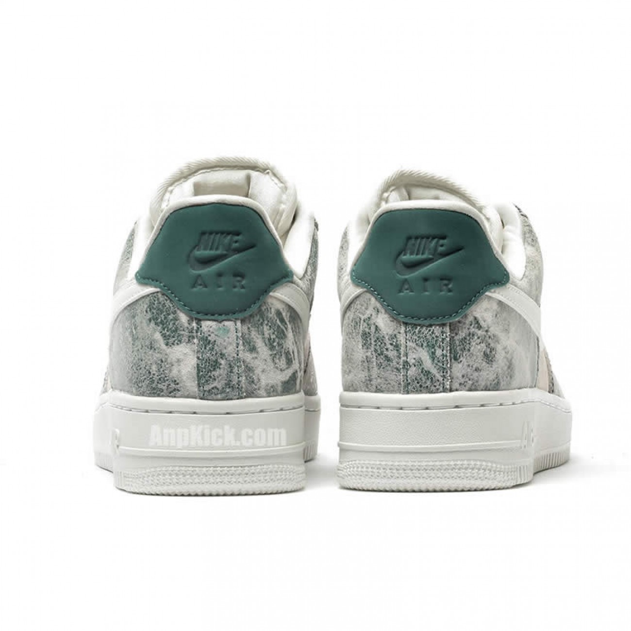 Women's Nike Air Force 1 Low '07 LXX White Oil Grey Shoes AO1017-100