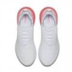Nike Air Max 270 White / Hot Punch Womens Running Shoes AH8050-103