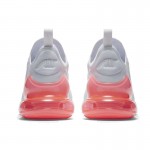 Nike Air Max 270 White / Hot Punch Womens Running Shoes AH8050-103