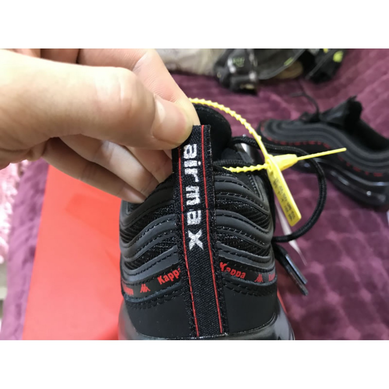 Nike Air Max 97 x Kappa Black Red AJ1986-004