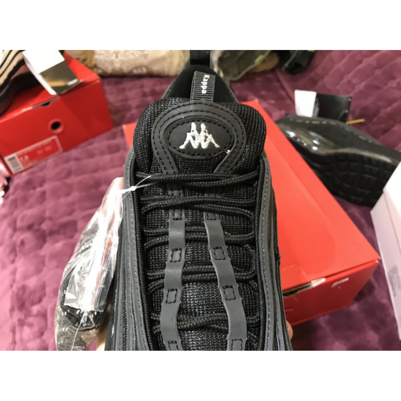 Nike Air Max 97 x Kappa Black Silver AJ1986-007