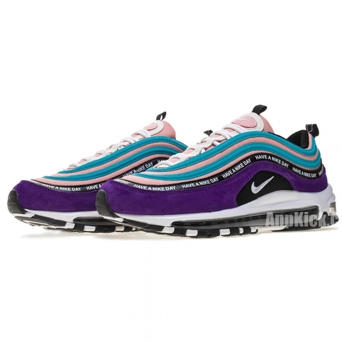 Nike Air Max 97 Purple Navy Blue "Have a Nike Day" Mens Womens 97s Shoes BQ9130-400