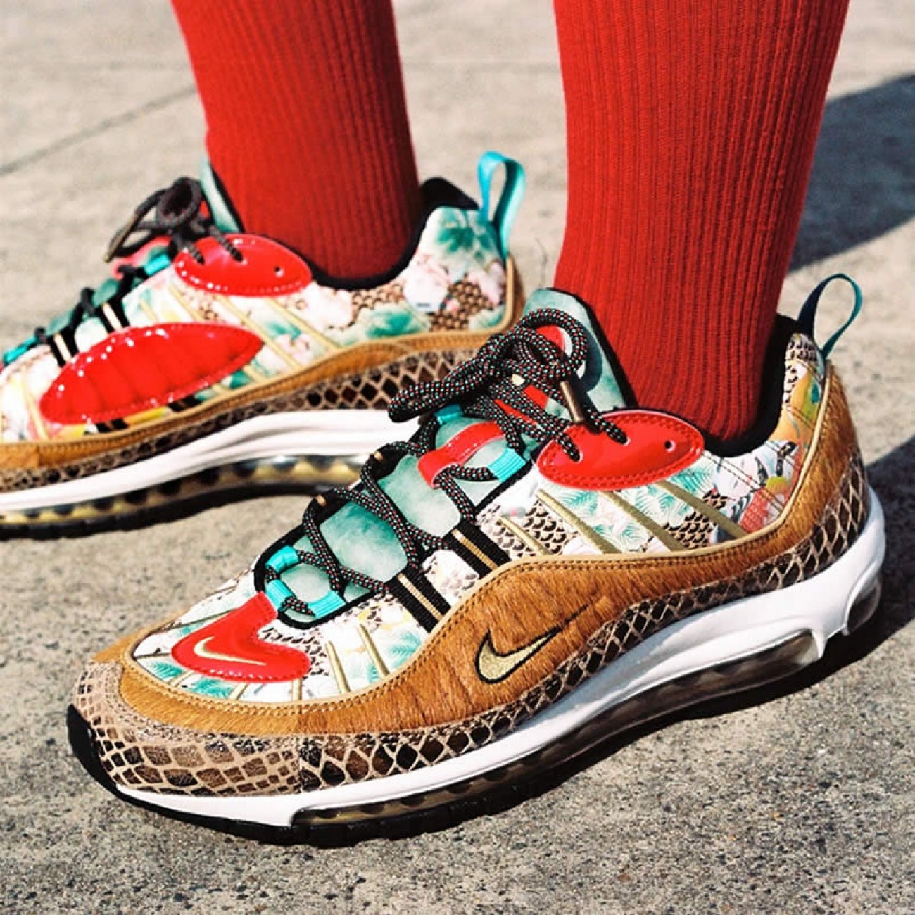 Nike Air Max 98 "Chinese New Year" TianJin Print CNY 2019 For Sale BV6649-708
