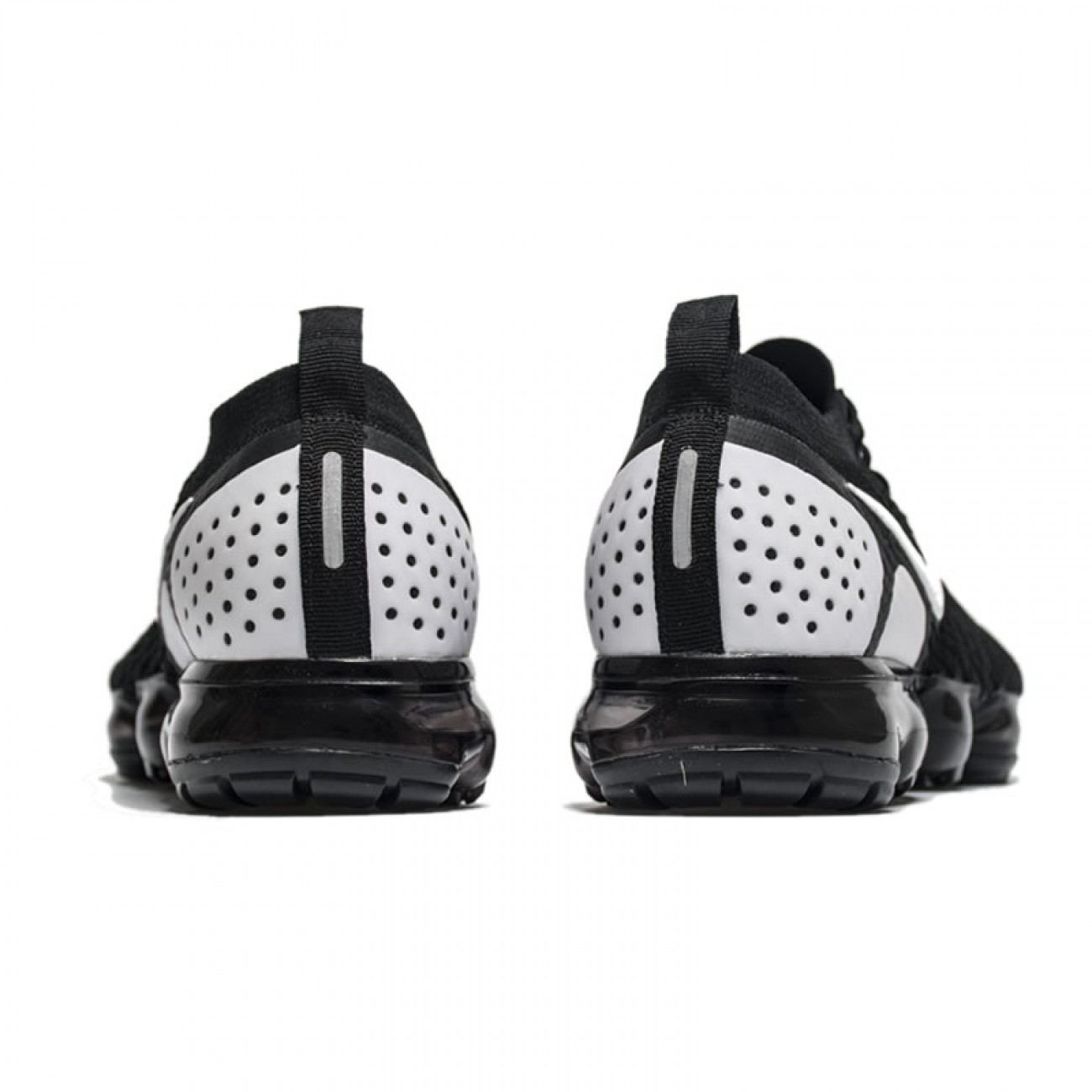 Nike Air VaporMax Flyknit 2.0 Black/White Mens Womens Running Shoes 942842-010