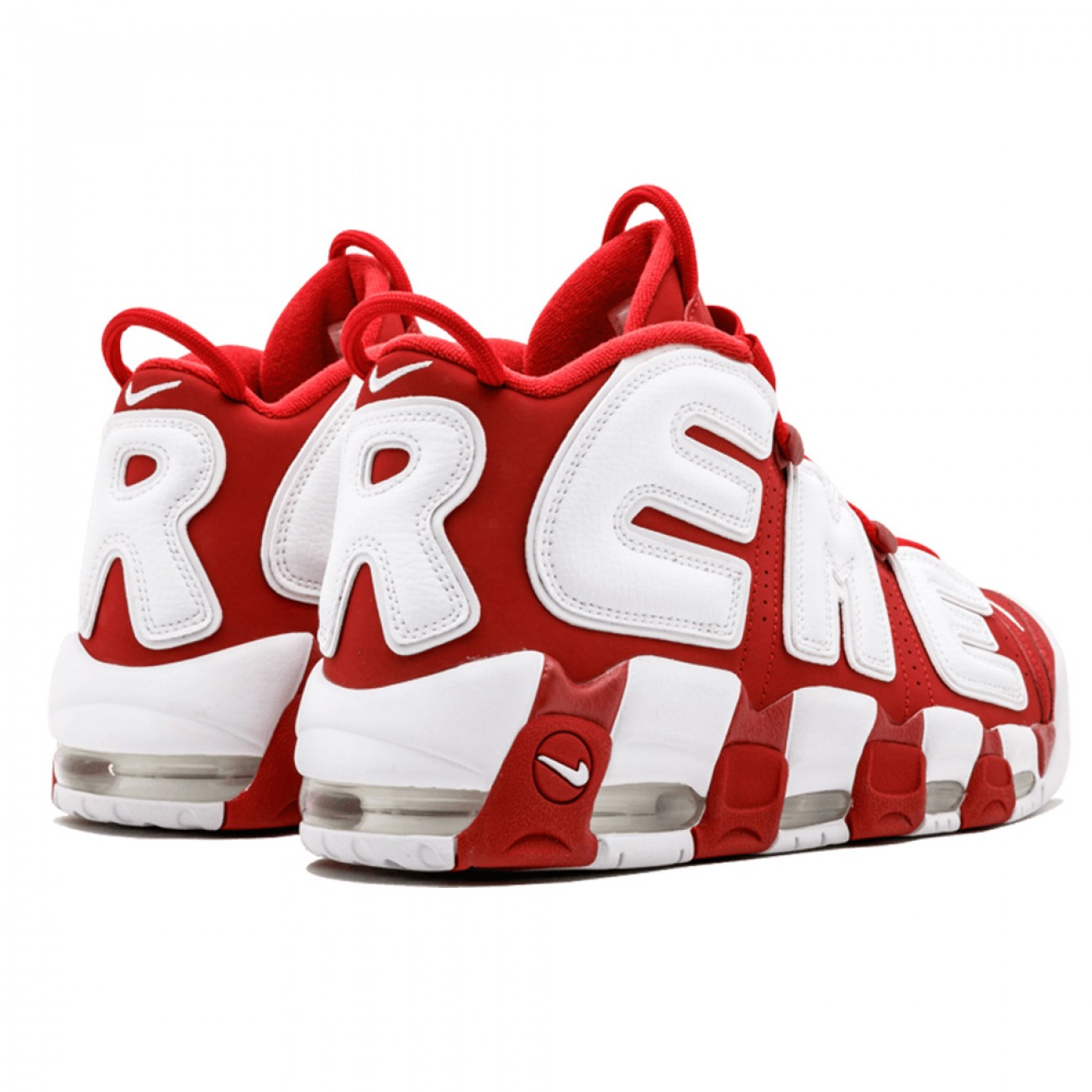 SUPREME X NIKE AIR MORE UPTEMPO VARSITY RED
