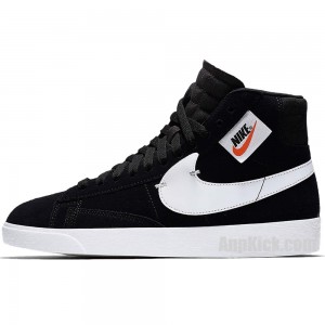 Nike Blazer Mid Rebel Womens Shoe Sneaker Black/White BQ4022-001