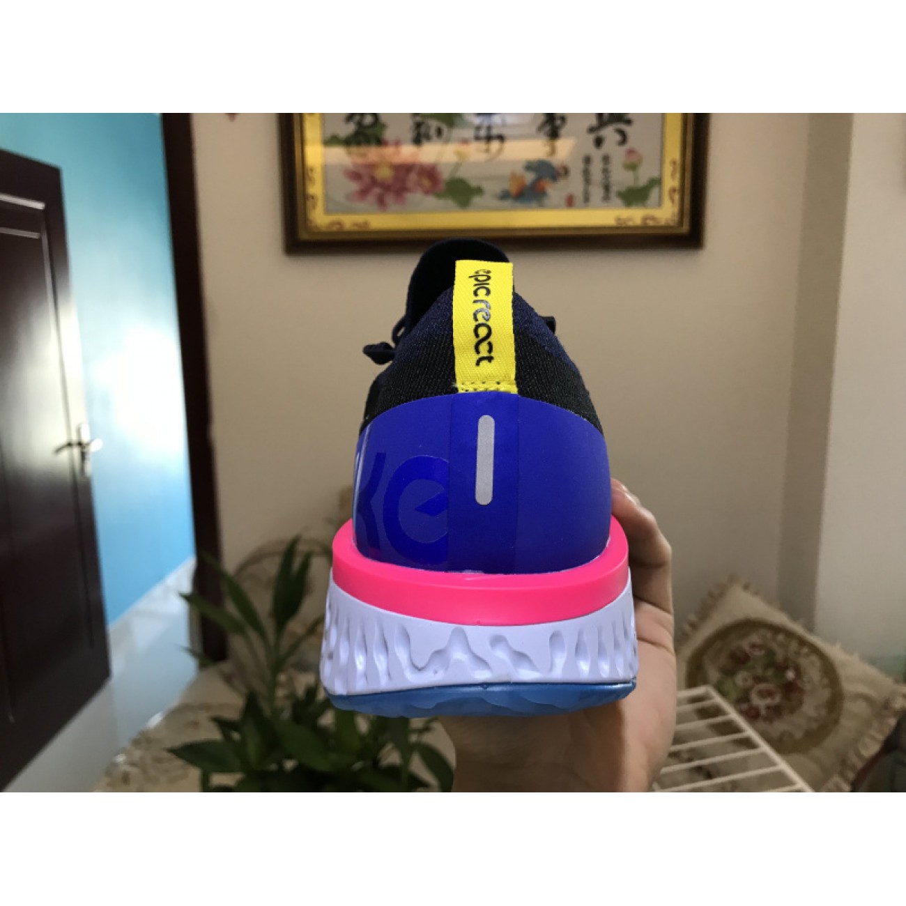 Nike Epic React Flyknit College Navy Racer Blue AQ0067-400