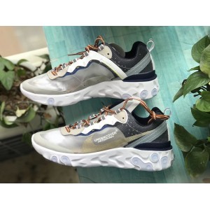 Undercover x Nike Epic React Element 87 Army Green/Navy-White AQ1813-341