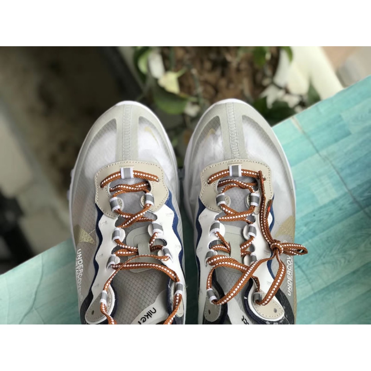 Undercover x Nike Epic React Element 87 Army Green/Navy-White AQ1813-341