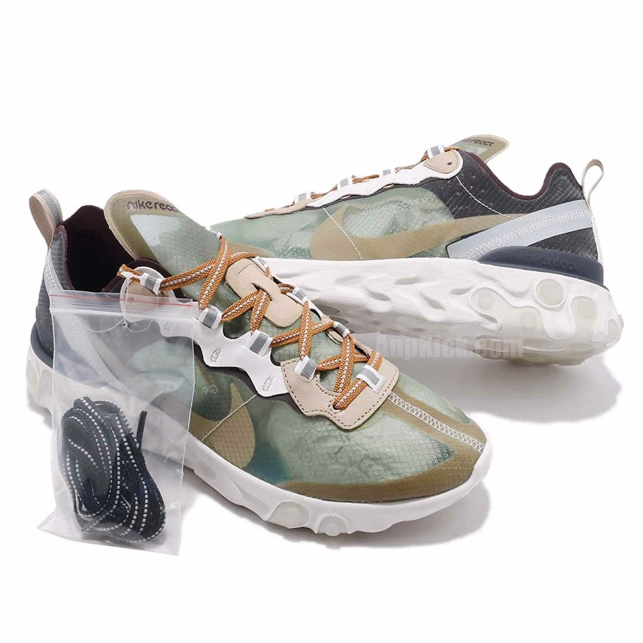 Undercover x Nike React Element 87 "Green Mist" Shoes Collection BQ2718-300