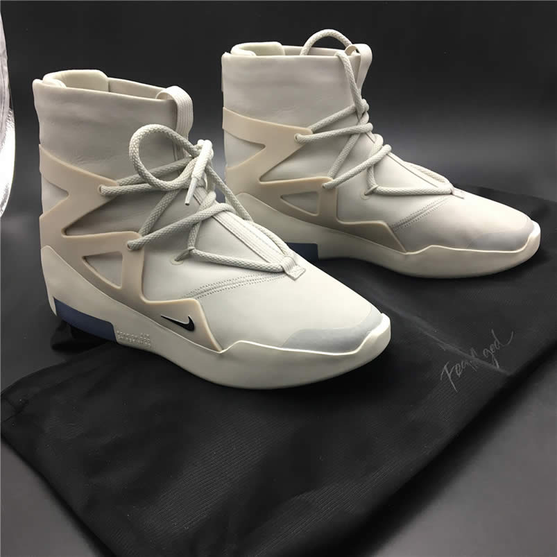 Nike Air 'Fear of God 1' FOG 1 Light Bone Shoes Boots For Sale AR4237-001 Pics