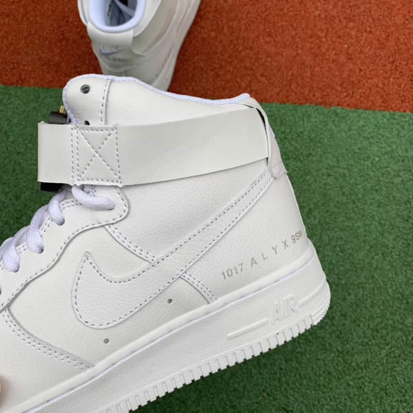 '1017 ALYX 9SM' x Nike Air Force 1 All White High Shoes 315123-111 Pics