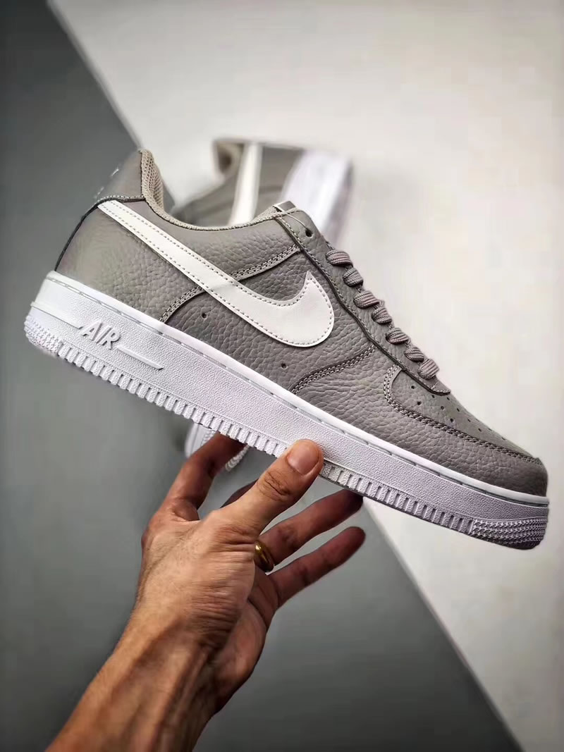 Nike Air Force 1 '07 'Stars' Wolf Grey/White Low In-Hand AA4083-013