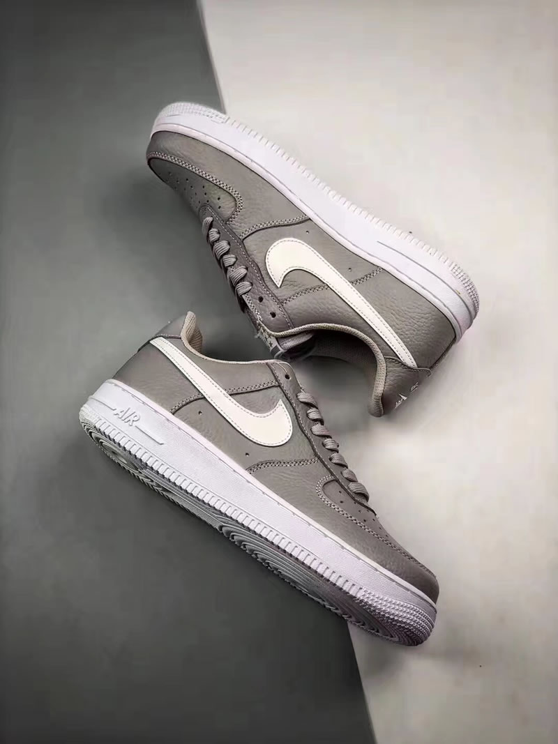 Nike Air Force 1 '07 'Stars' Wolf Grey/White Low Real Image AA4083-013
