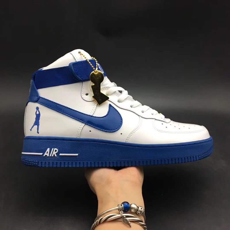 Nike Air Force 1 High 'Sheed Rude Awakening' White/Bluejay AQ4229-100