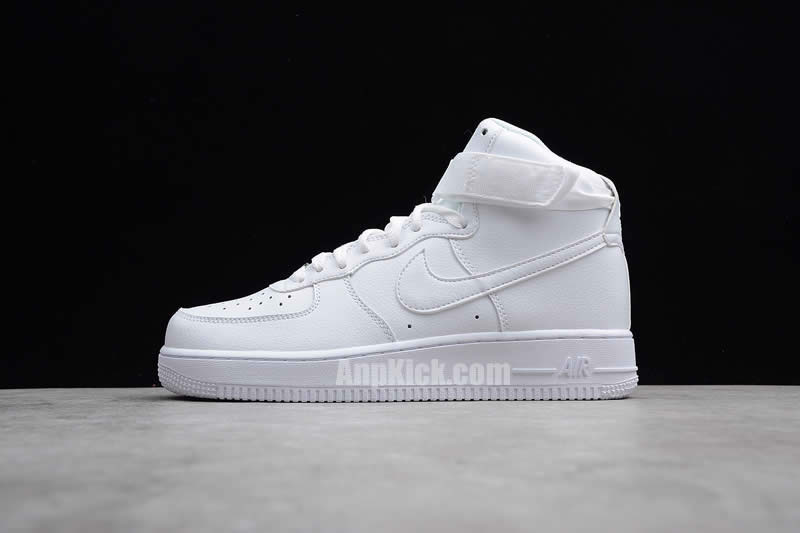 all white air force ones 1 high 07 af1 outlet shoes detail images (7)