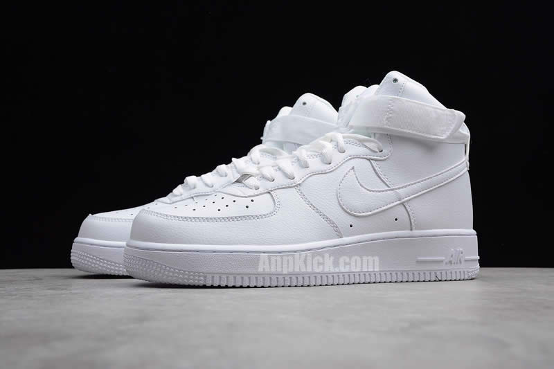 all white air force ones 1 high 07 af1 outlet shoes detail images (8)