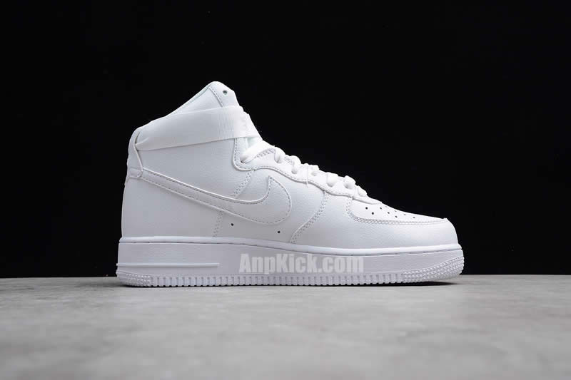 all white air force ones 1 high 07 af1 outlet shoes detail images (9)