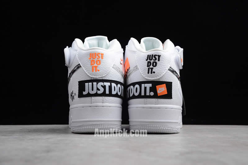 Custom Air Force 1 High 'Just Do It' AF1 White/Black Cheap Price For Sale BQ6474-100