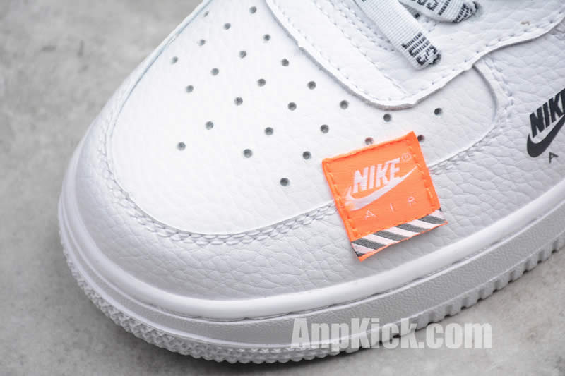 custom air force 1 high just do it af1 white black cheap price for sale detail images (2)