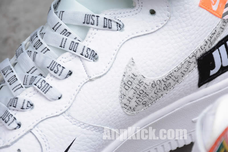 custom air force 1 high just do it af1 white black cheap price for sale detail images (4)
