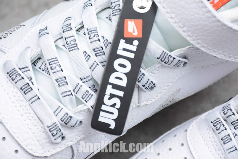 custom air force 1 high just do it af1 white black cheap price for sale detail images (5)