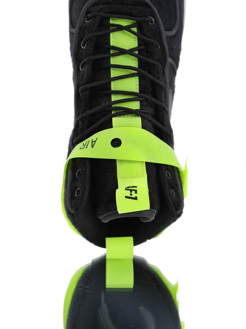 Magic Stick x Nike Air Force 1 High VIP 'Black Velour' Sneakers 573967-003 Pics