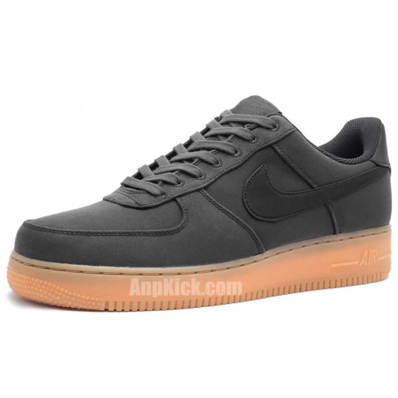 Nike Air Force 1 07 Lv8 Style Black Gum Shoes Aq0117 002 (2) - newkick.org