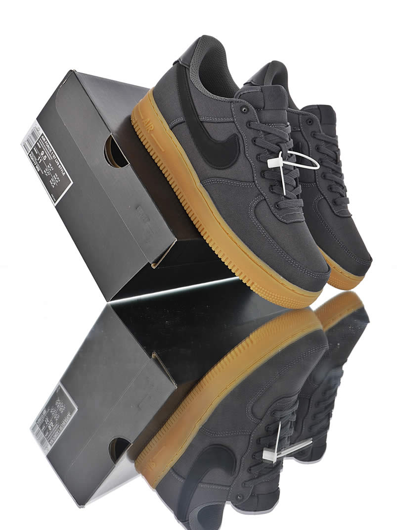 Nike Air Force 1 07 Lv8 Style Black Gum Shoes Aq0117 002 (5) - newkick.org