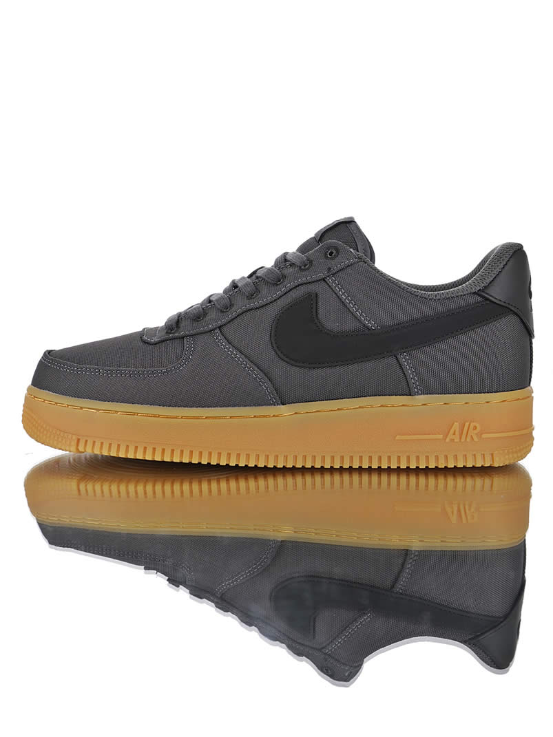 Nike Air Force 1 07 Lv8 Style Black Gum Shoes Aq0117 002 Pics (1) - newkick.org