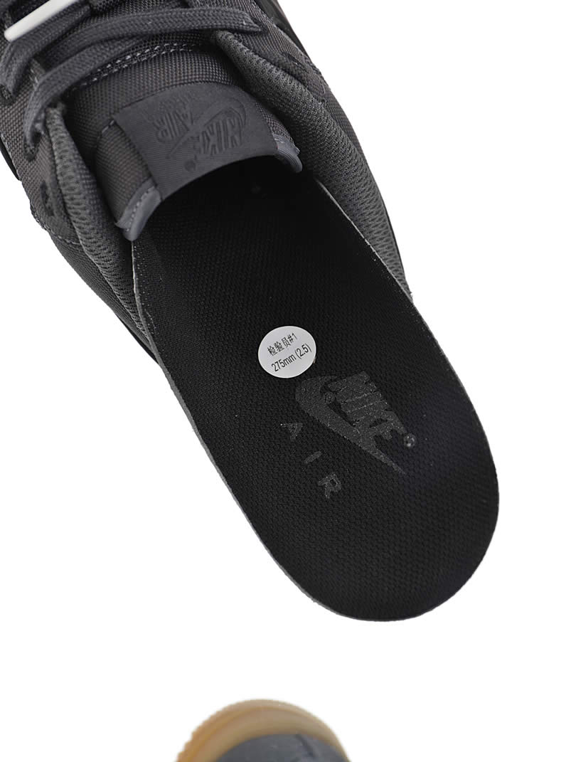 Nike Air Force 1 07 Lv8 Style Black Gum Shoes Aq0117 002 Pics (12) - newkick.org