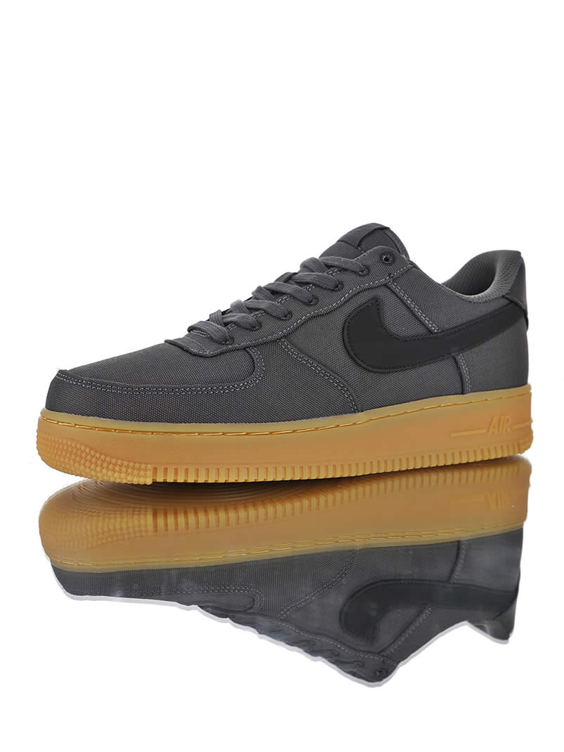 Nike Air Force 1 07 Lv8 Style Black Gum Shoes Aq0117 002 Pics (2) - newkick.org