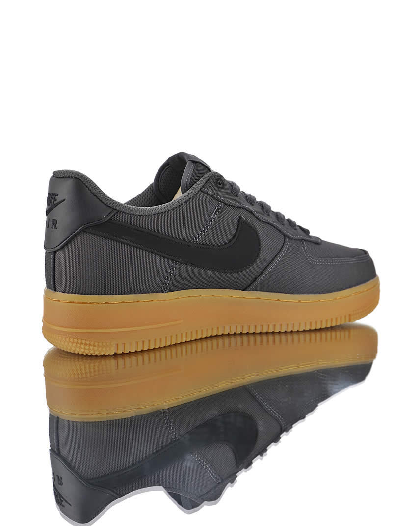 Nike Air Force 1 07 Lv8 Style Black Gum Shoes Aq0117 002 Pics (3) - newkick.org