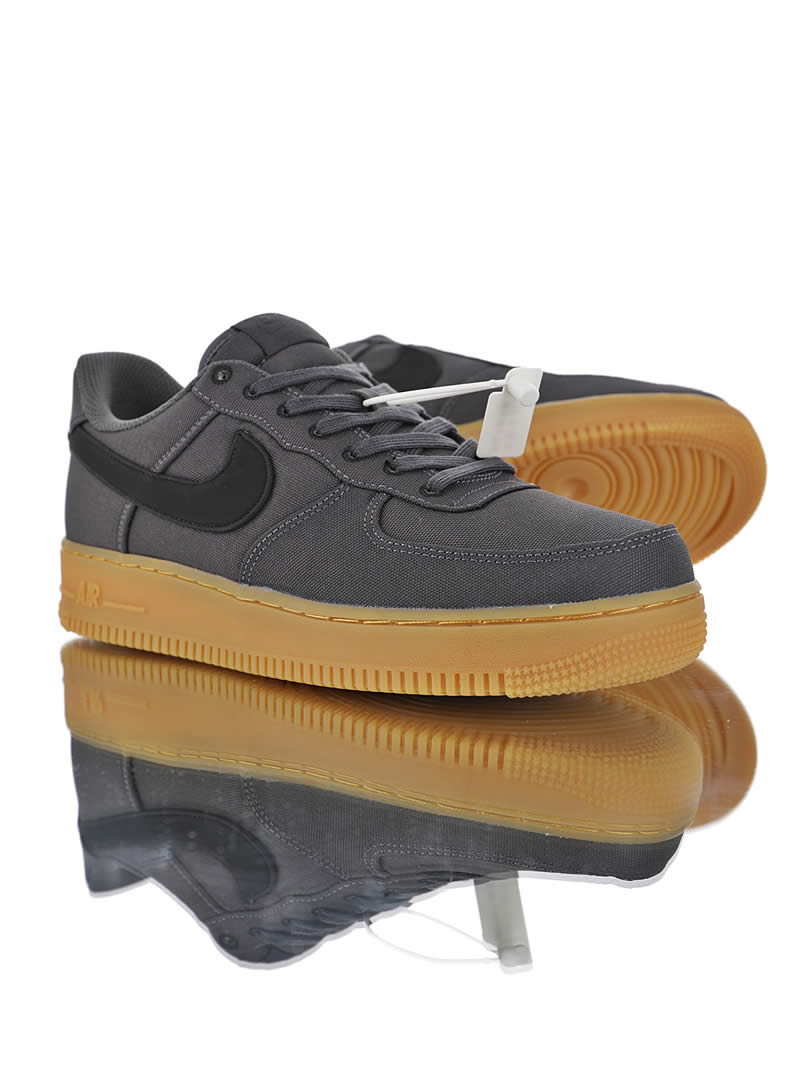 Nike Air Force 1 07 Lv8 Style Black Gum Shoes Aq0117 002 Pics (5) - newkick.org