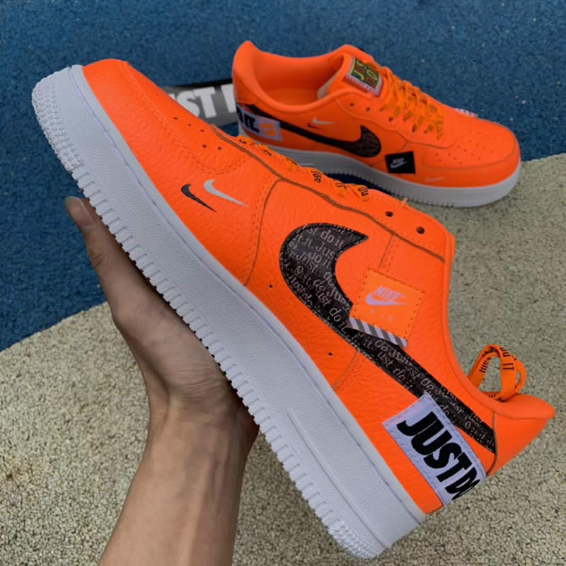 nike air force 1 low orange just do it 905345-800