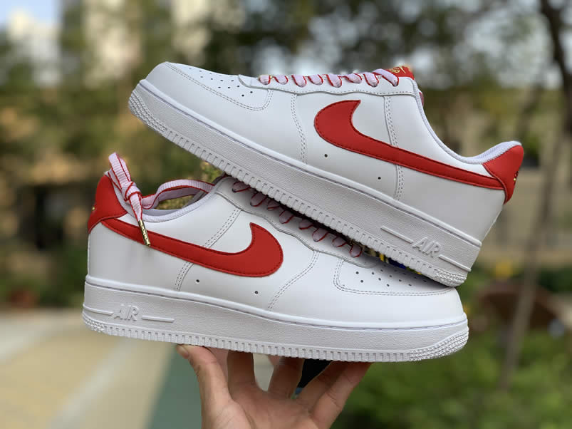 Nike Air Force 1 Low White Red '07 LV8 Utility Year of The Pig 315122-169