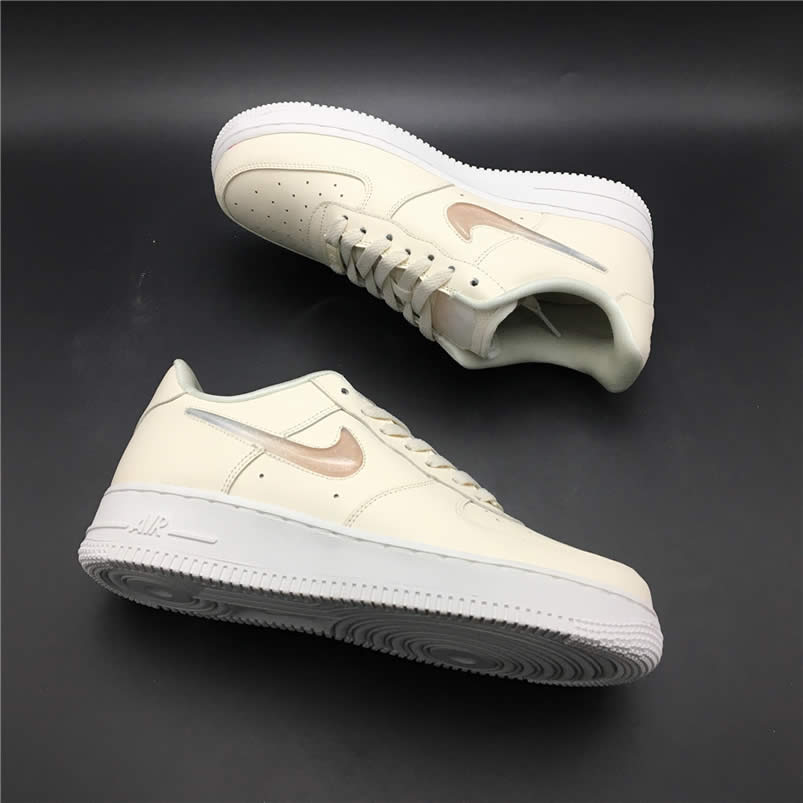 Nike Air Force 1 Womens Jelly Puff Wmns Af1 Low For Sale Pale Ivory Shoes Ah6827 100 (1) - newkick.org